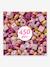 Birds - Wooden Beads, by DJECO blue+PINK MEDIUM SOLID WITH DESIG 