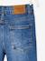 Straight morphological jean size Large for boys Dark Blue+Denim Blue 