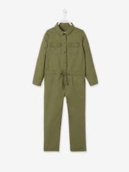 Jumpsuit in Fluid Fabric, for Girls