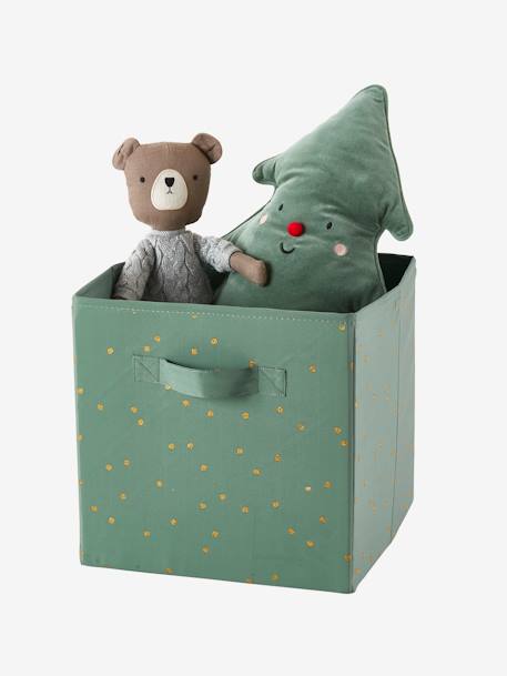 Pack of 3 Storage Tubs, Green Forest Brown 