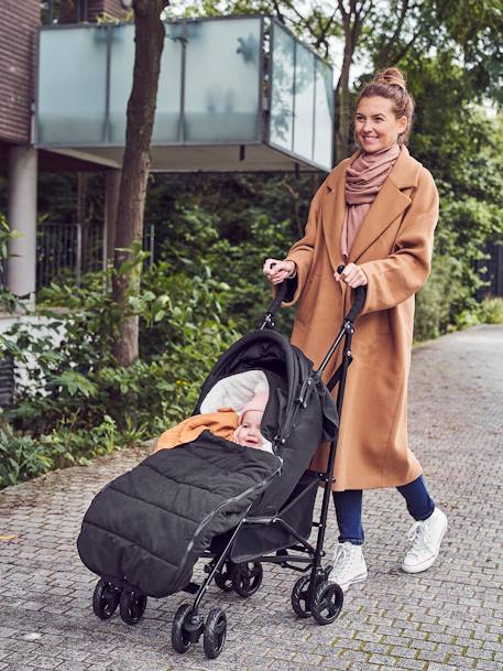 Footmuff for Pushchair in Water-Repellent Fabric Black 