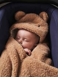 Baby-Outerwear-Transformable Baby Nest in Plush Fabric, Bear