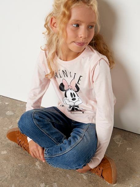 Long Sleeve Minnie Mouse® Top by Disney, for Girls Light Pink 