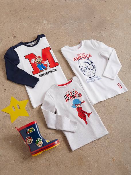 Long Sleeve Top, Miraculous: the Adventures of Ladybug, for Girls Light Grey 