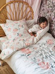 Bedding & Decor-Child's Bedding-Duvet Cover + Pillowcase Set for Children, Eau de Rose