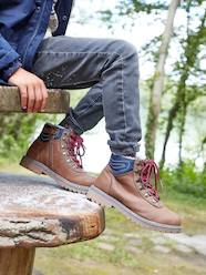 Shoes-Boys Footwear-Boots-Ankle Boots with Laces & Zips for Boys