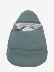 Baby-Outerwear-Transformable Baby Nest in Cotton Gauze