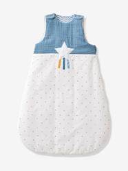 Bedding & Decor-Baby Bedding-Sleeveless Baby Sleep Bag in Cotton Gauze, Pegasus