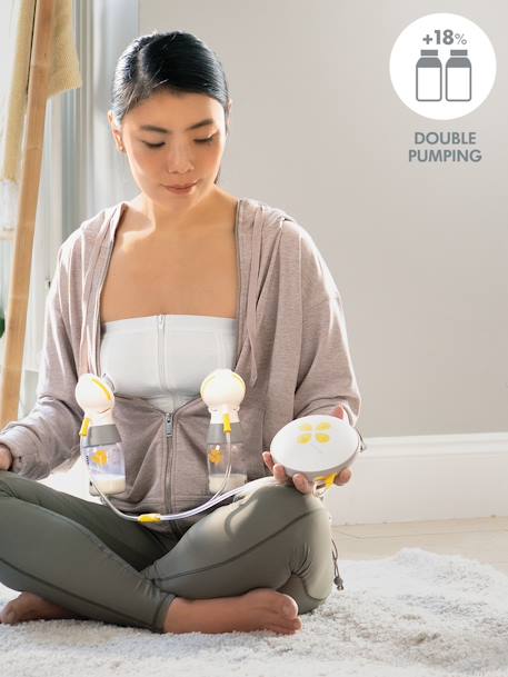 Rechargeable Electric Double Breast Pump, Swing Maxi by MEDELA + 2 Breast Shields YELLOW MEDIUM 2 COLOR/MULTICOL 