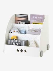 Bedroom Furniture & Storage-Storage-Mobile Bookcase, Sirius Theme