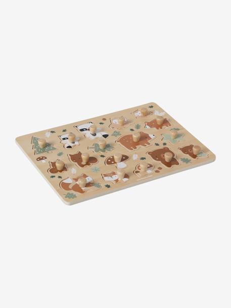 Peg Puzzle, Green Forest Multi 
