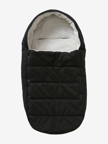 Footmuff for Pushchair in Water-Repellent Fabric Black 