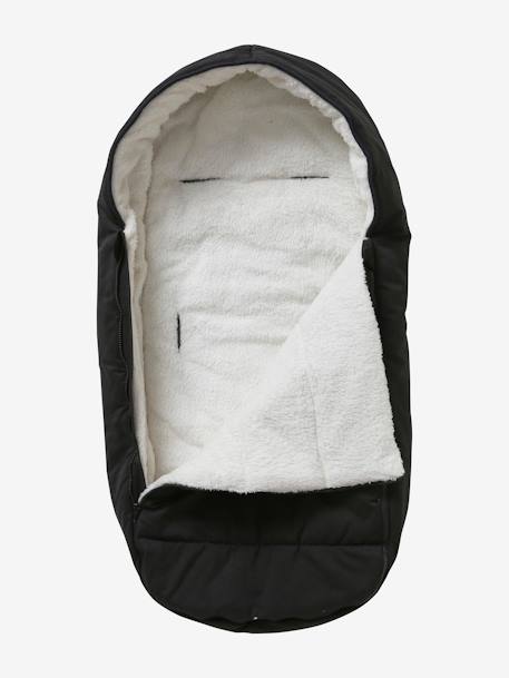 Footmuff for Pushchair in Water-Repellent Fabric Black 