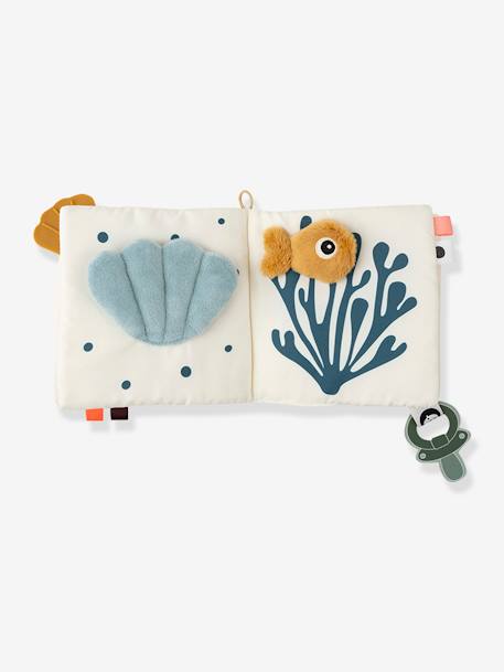 Sea Friends Multisensory Book, by DONE BY DEER WHITE LIGHT SOLID WITH DESIGN 