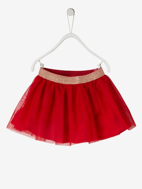 Christmas Gift Box, Stars Top & Tulle Skirt for Babies White/Print 
