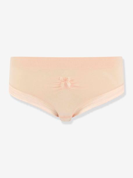 Seamless Low Waist Shorts, Milk by CACHE COEUR Black+PINK LIGHT SOLID 
