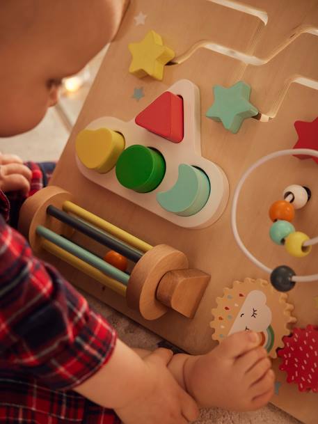 Vertical Activity Board in FSC® Wood Multi 