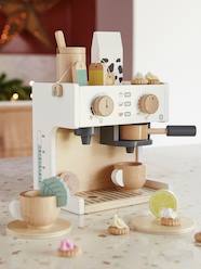 Toys-Role Play Toys-Kitchen Toys-Coffee & Tea Machine in Wood - Wood FSC® Certified