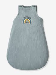 Bedding & Decor-Baby Bedding-Summer Special Baby Sleep Bag in Organic Cotton* Gauze, Mini Zoo
