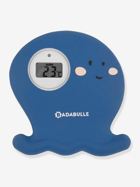 Octopus Bath & Room Thermometer, by BADABULLE BLUE MEDIUM SOLID 