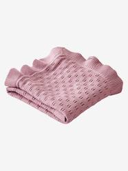 -Openwork Throw for Babies, Sweet Provence