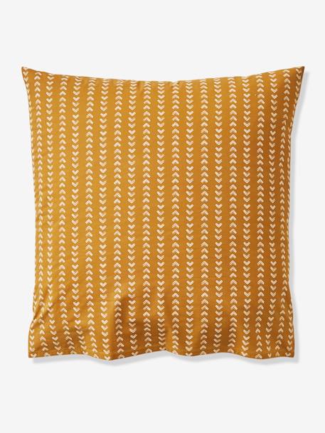 Duvet Cover + Pillowcase Set for Children, Wild Sahara BROWN MEDIUM SOLID WITH DESIGN 