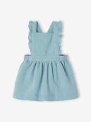 Dungaree Dress in Cotton Gauze, for Babies