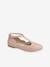 T-Strap Ballet Pumps for Girls Light Pink+White 