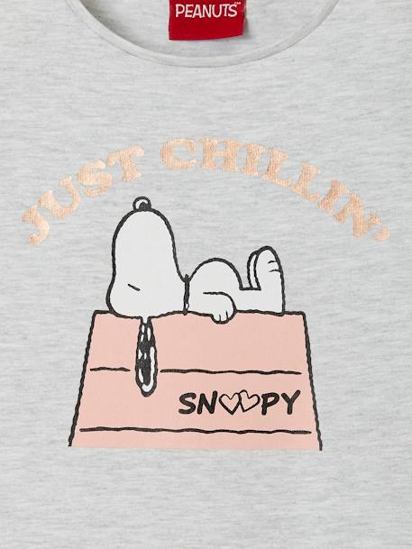 Snoopy by Peanuts® T-shirt for Girls GREY LIGHT SOLID WITH DESIGN 