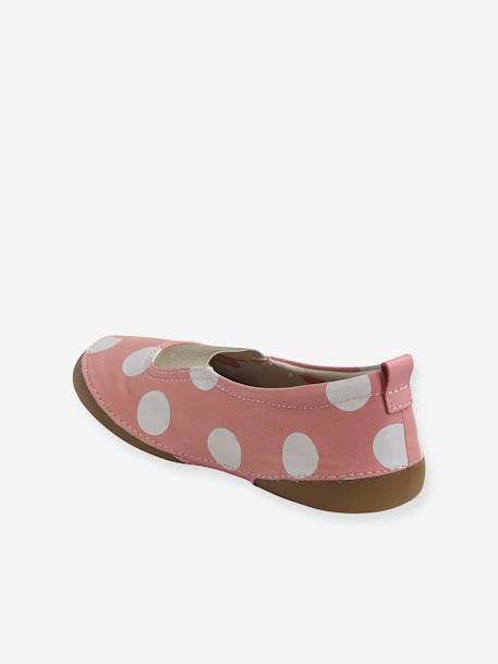 Fabric Shoes with Elastic, for Girls PINK MEDIUM ALL OVER PRINTED 