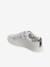 Leather Trainers with Laces & Zips for Girls WHITE MEDIUM SOLID WITH DESIGN 