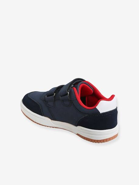 Touch-Fastening Trainers for Boys BLUE DARK SOLID+white 