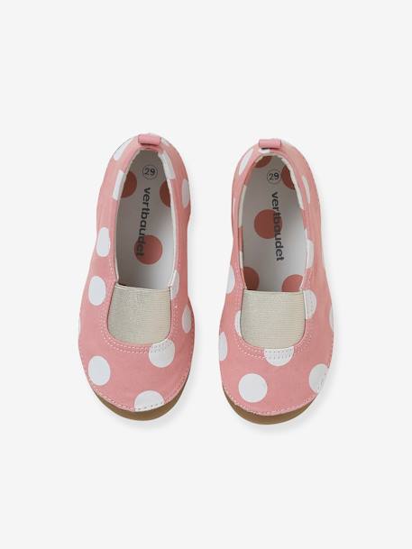 Fabric Shoes with Elastic, for Girls PINK MEDIUM ALL OVER PRINTED 