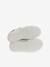 Leather Trainers with Laces & Zips for Girls WHITE MEDIUM SOLID WITH DESIGN 