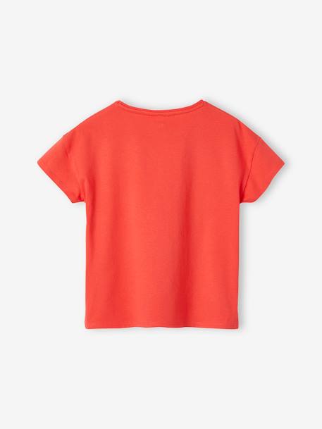 Miraculous® T-shirt, Short Sleeves, for Girls RED BRIGHT SOLID WITH DESIG 