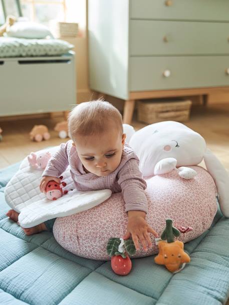 Cushion for Babies, Designed for Discovery Pink World+Tanzania 