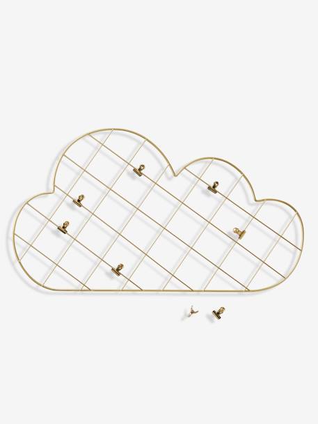 Cloud picture board in brass Gold 