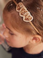 Headband with Sequin Heart for Girls