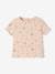 Floral T-Shirt in Rib Knit for Babies PINK LIGHT ALL OVER PRINTED 