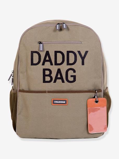 Changing Backpack, Daddy Bag by CHILDHOME GREEN LIGHT SOLID WITH DESIGN 