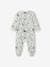 Velour Sleepsuit for Baby Boys, Oeko Tex® WHITE LIGHT ALL OVER PRINTED 