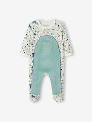 Baby-Velour Sleepsuit for Baby Boys, Oeko Tex®