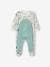 Velour Sleepsuit for Baby Boys, Oeko Tex® WHITE LIGHT ALL OVER PRINTED 