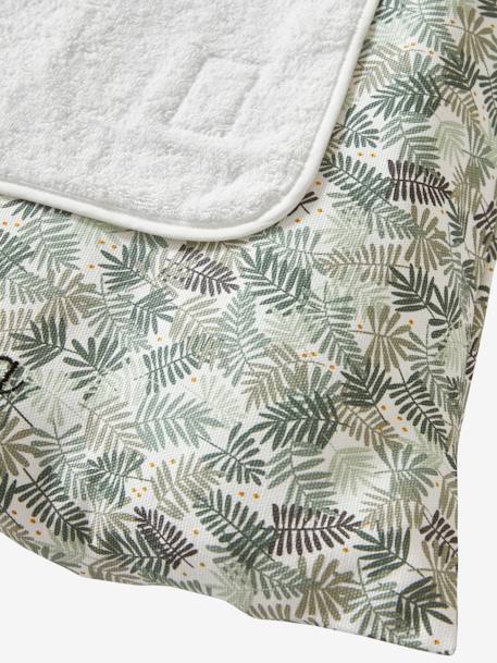 Cover for Changing Mattress, Hanoi multicoloured+printed beige+sage green+WHITE LIGHT ALL OVER PRINTED 