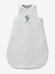 Bedding & Decor-Baby Bedding-Summer Special Baby Sleep Bag in Organic Cotton* Gauze, Cactus