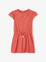 Dress with Details in Broderie Anglaise for Girls