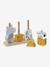 Stackable Jungle Animals in FSC® Wood BEIGE MEDIUM SOLID WITH DECOR 
