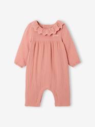 Baby-Jumpsuit for Baby, in Cotton Gauze