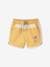Two-Tone Swim Shorts with Surfing Print for Boys YELLOW LIGHT SOLID 