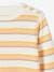 Top with Iridescent Stripes, for Girls YELLOW DARK STRIPED 